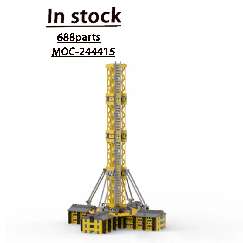 MOC-24441 New City Tower Crane Base Building Block Model 688 Parts Creative Boys Children's Birthday Christmas Toy Gift
MOC-24441 New City Tower Crane Base Building Block Model 688 Parts Creative Boys Children's Birthday Christmas Toy Gift