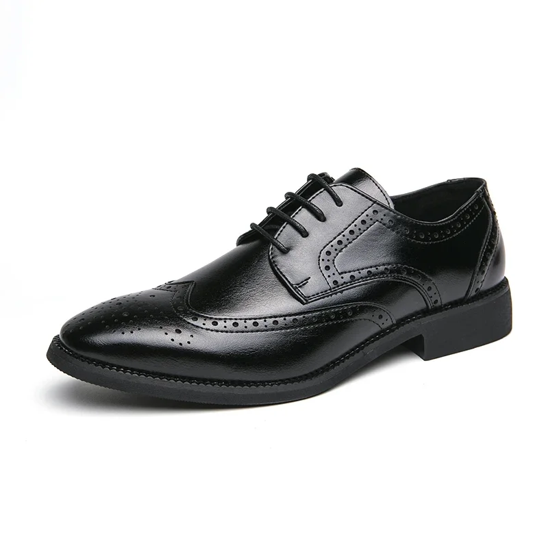Men's leather shoes, casual business men's formal shoes, office wedding fashionable and comfortable men's shoes, large size
Men's leather shoes, casual business men's formal shoes, office wedding fashionable and comfortable men's shoes, large size
