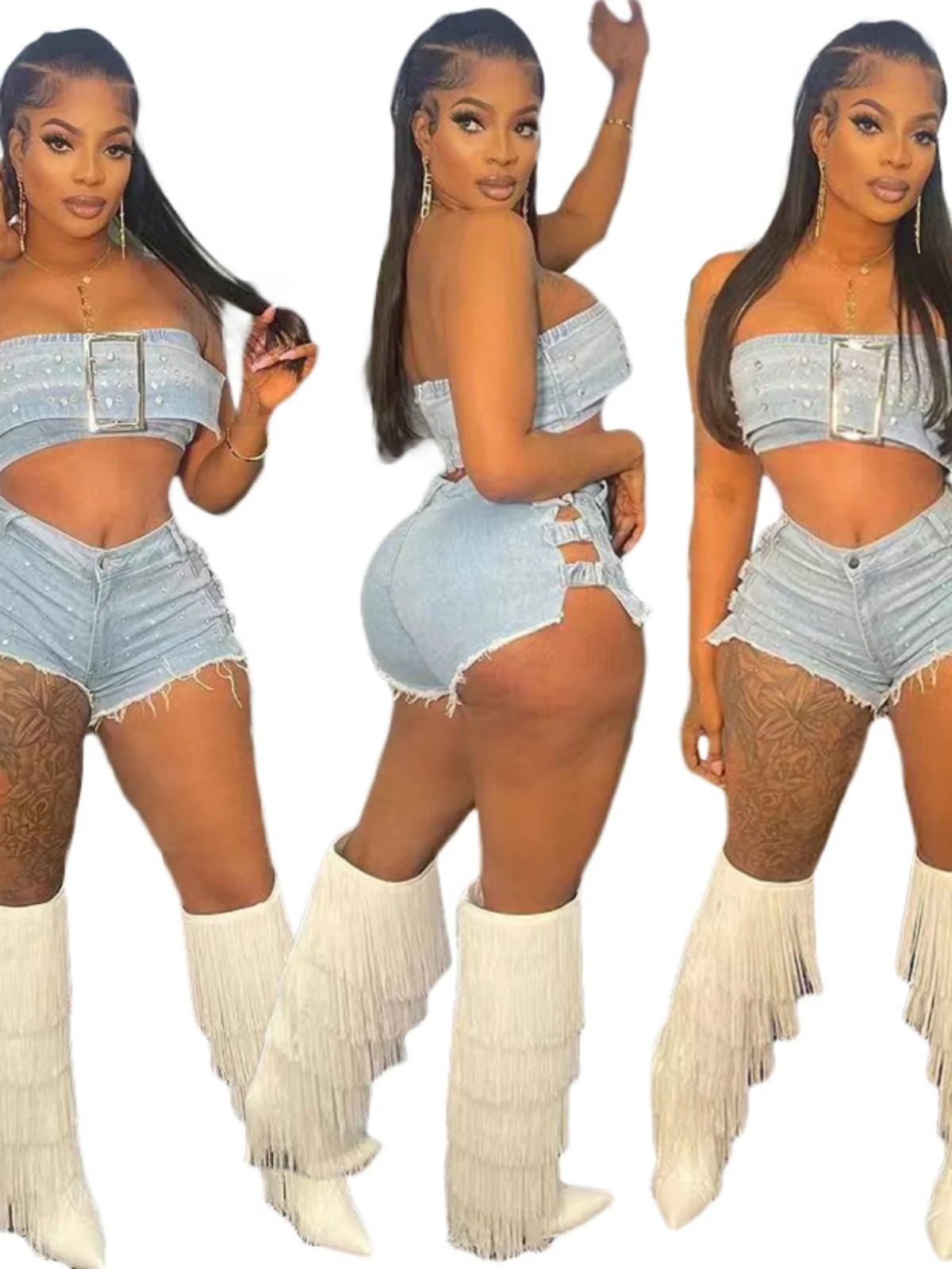 Sexy Spandex orts Suit Faionable Women's Clothing Elastic Wrap Chest ort Set Cross-Border Attractive Cotton Fabric
Sexy Spandex orts Suit Faionable Women's Clothing Elastic Wrap Chest ort Set Cross-Border Attractive Cotton Fabric