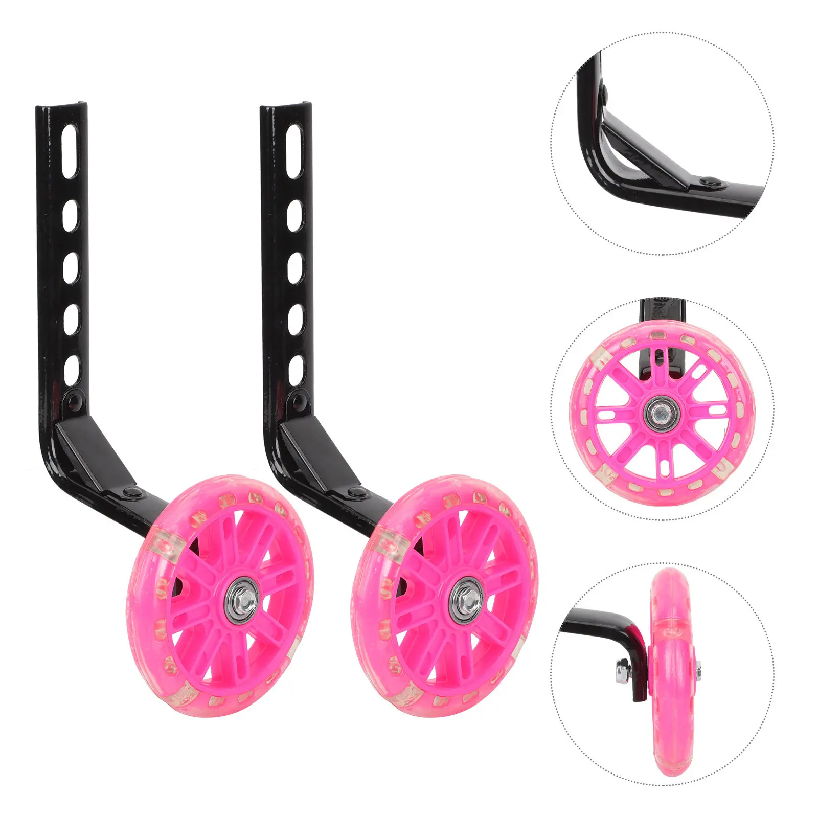 2 шт. вспомогательных колес для велосипедов 12-20 дюймов, утолщенные тренировочные колеса, светящиеся в темноте, простые в установке, для безопасной езды на велосипеде
2 шт. вспомогательных колес для велосипедов 12-20 дюймов, утолщенные тренировочные колеса, светящиеся в темноте, простые в установке, для безопасной езды на велосипеде