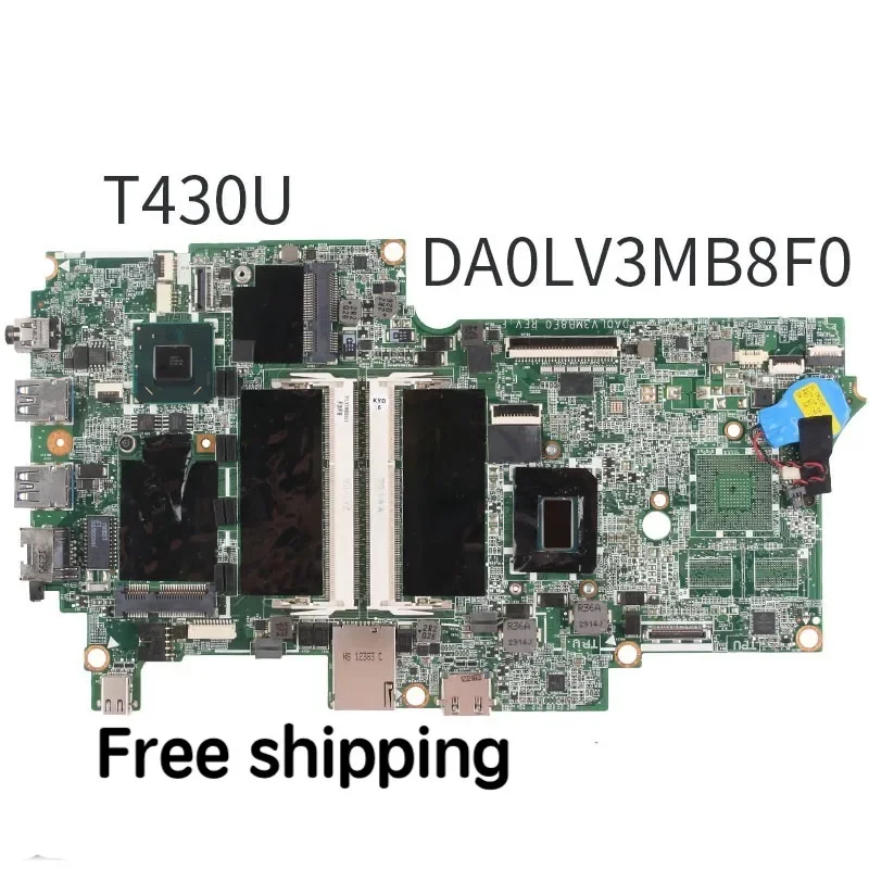 Подходит для Lenovo ThinkPad T430U, материнская плата для ноутбука DA0LV3MB8E0 DA0LV3MB8F0, материнская плата, 100% протестирована, полностью работает
Подходит для Lenovo ThinkPad T430U, материнская плата для ноутбука DA0LV3MB8E0 DA0LV3MB8F0, материнская плата, 100% протестирована, полностью работает