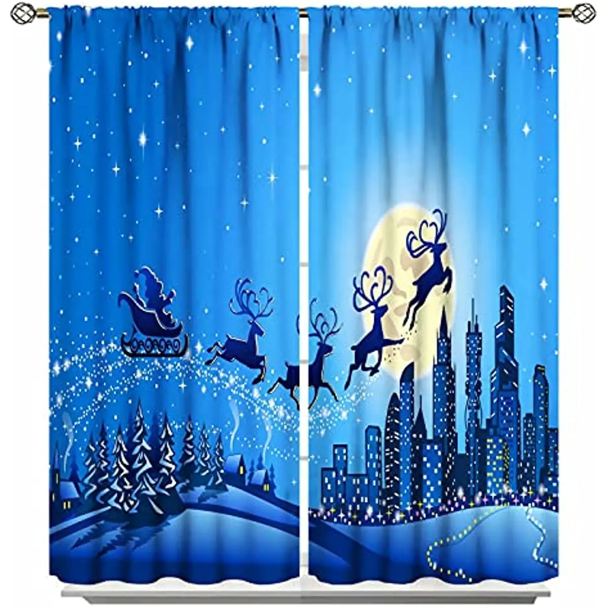 Santa Claus Christmas Decoration Christmas Blackout Curtains 3D Print Window Curtain Bedroom Living Room Decor Window Treatments
Santa Claus Christmas Decoration Christmas Blackout Curtains 3D Print Window Curtain Bedroom Living Room Decor Window Treatments