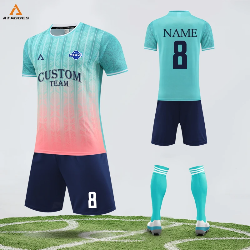 Wholesale Sport Soccer Uniform Men Custom Custom Retro Soccer Jersey Embroidery Logo Club Team Football Training Kit Unisex 7804
Wholesale Sport Soccer Uniform Men Custom Custom Retro Soccer Jersey Embroidery Logo Club Team Football Training Kit Unisex 7804