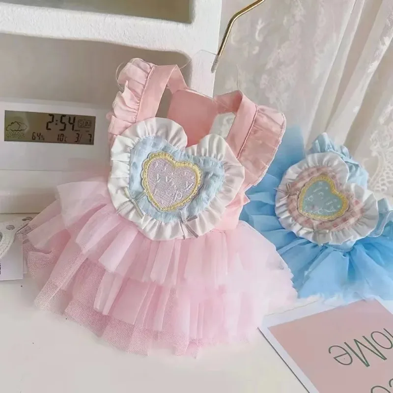 New Ins Pet Cat Love Maid Mesh Skirt Clothes Dog Spring Summer Autumn Thin Dress Lace Mesh Cute Dog Dresses Puppy Clothes
New Ins Pet Cat Love Maid Mesh Skirt Clothes Dog Spring Summer Autumn Thin Dress Lace Mesh Cute Dog Dresses Puppy Clothes