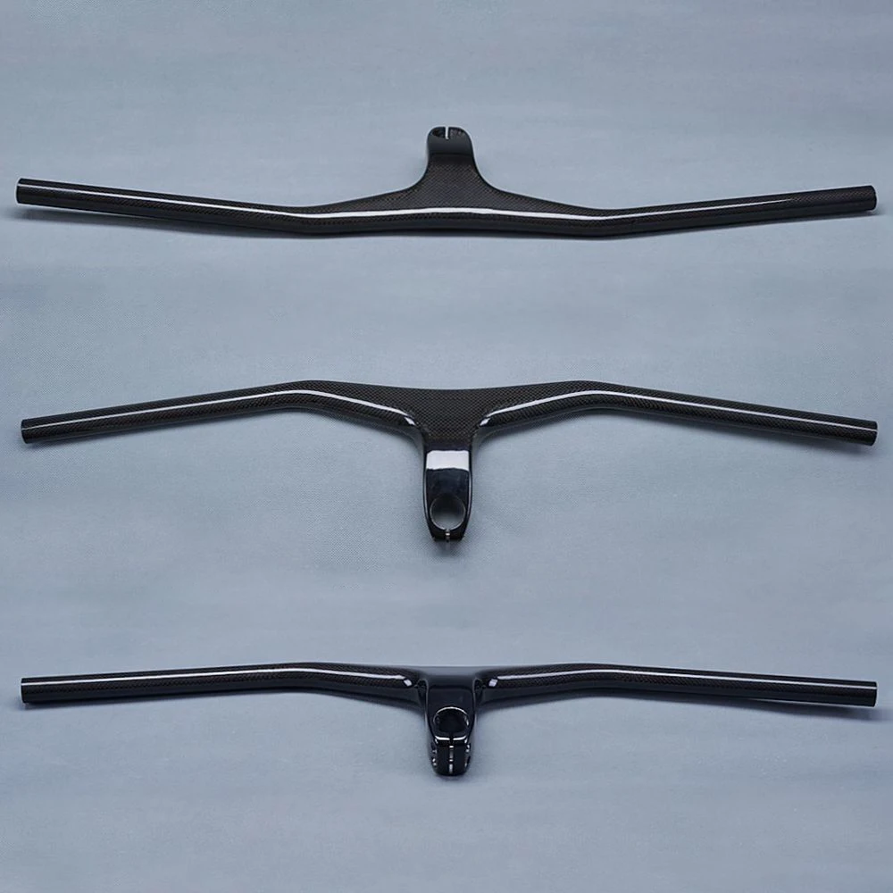 NO LOGO Glossy 3K Carbon Handlebar Bicycle MTB Handle bar Bike Mountain Integrated Handlebar With Stem -17 Degree
NO LOGO Glossy 3K Carbon Handlebar Bicycle MTB Handle bar Bike Mountain Integrated Handlebar With Stem -17 Degree