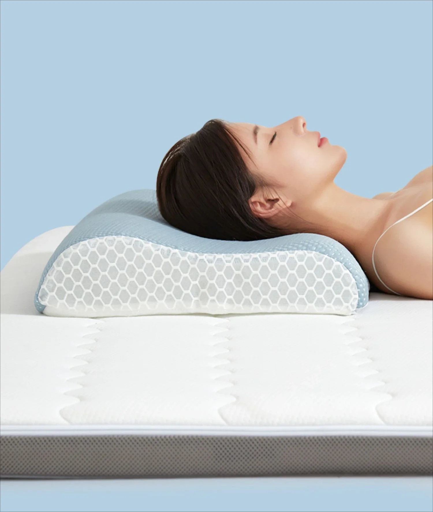 Air fiber pillow to help sleep and protect cervical spine special hard core household
Air fiber pillow to help sleep and protect cervical spine special hard core household