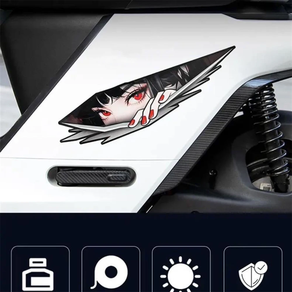 36cm Eye shape Anime girl Stickers Waterproof Body trim Decals For Motorcycle Helmet Car Computer case Skateboard
36cm Eye shape Anime girl Stickers Waterproof Body trim Decals For Motorcycle Helmet Car Computer case Skateboard