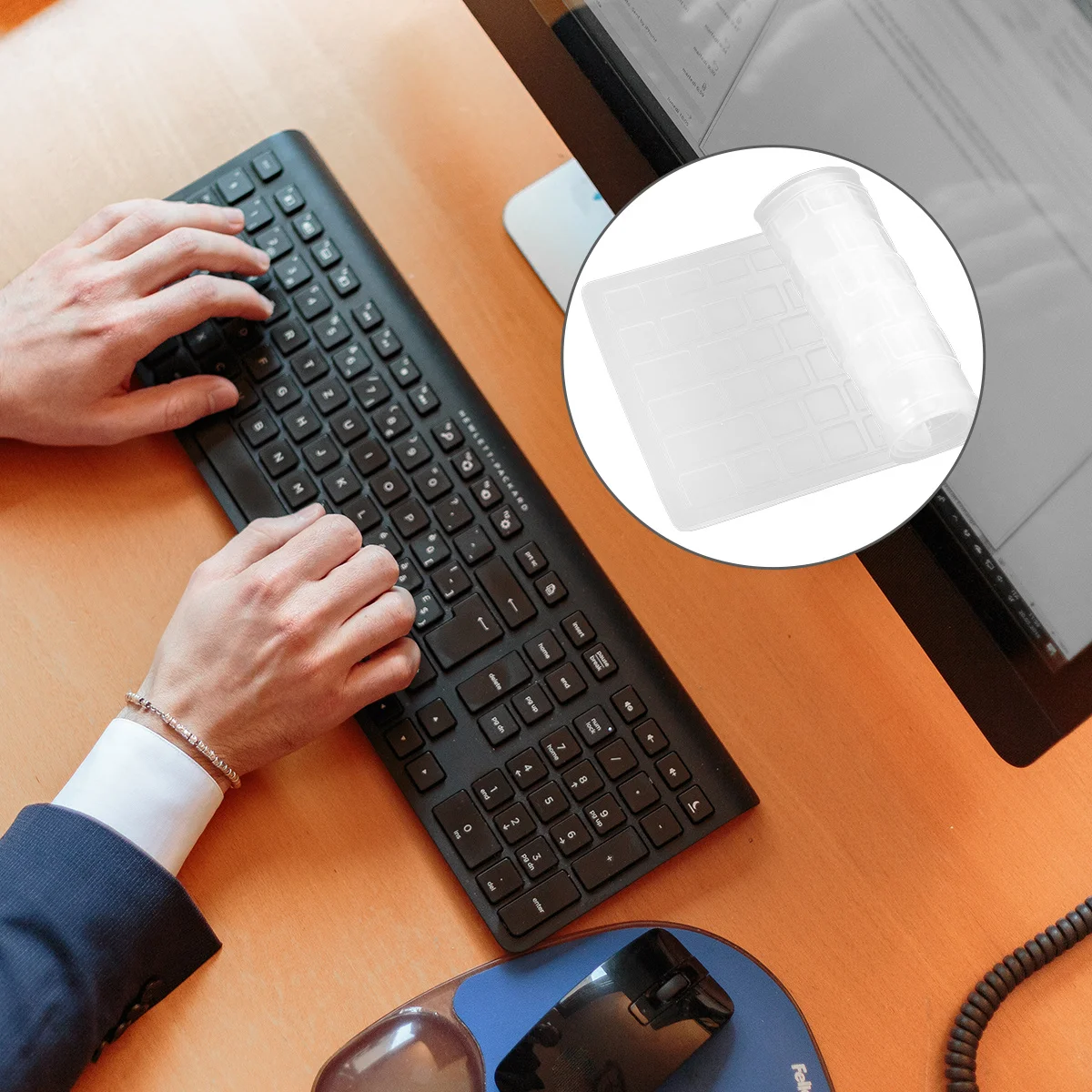 1 pc Keyboard Protection Film Ultra Thin For Kb216 Wired Km636 Wireless Laptop Silicone Cover Waterproof Dust-Proof
1 pc Keyboard Protection Film Ultra Thin For Kb216 Wired Km636 Wireless Laptop Silicone Cover Waterproof Dust-Proof