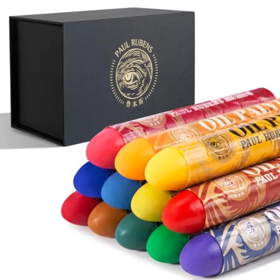 Lrge Oil Pstels Set - 0.79" x 4.72" Jumo Sticks Virnt Creamy Texture and Blends Easily for Artists Students and Professionals I
Lrge Oil Pstels Set - 0.79" x 4.72" Jumo Sticks Virnt Creamy Texture and Blends Easily for Artists Students and Professionals I