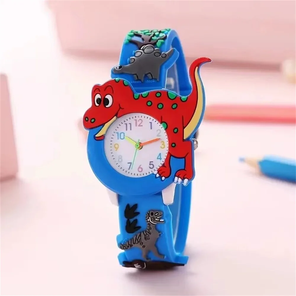 Kids Cartoon 3D Dinosaur Silicone Quartz Watch Student Watch
Kids Cartoon 3D Dinosaur Silicone Quartz Watch Student Watch