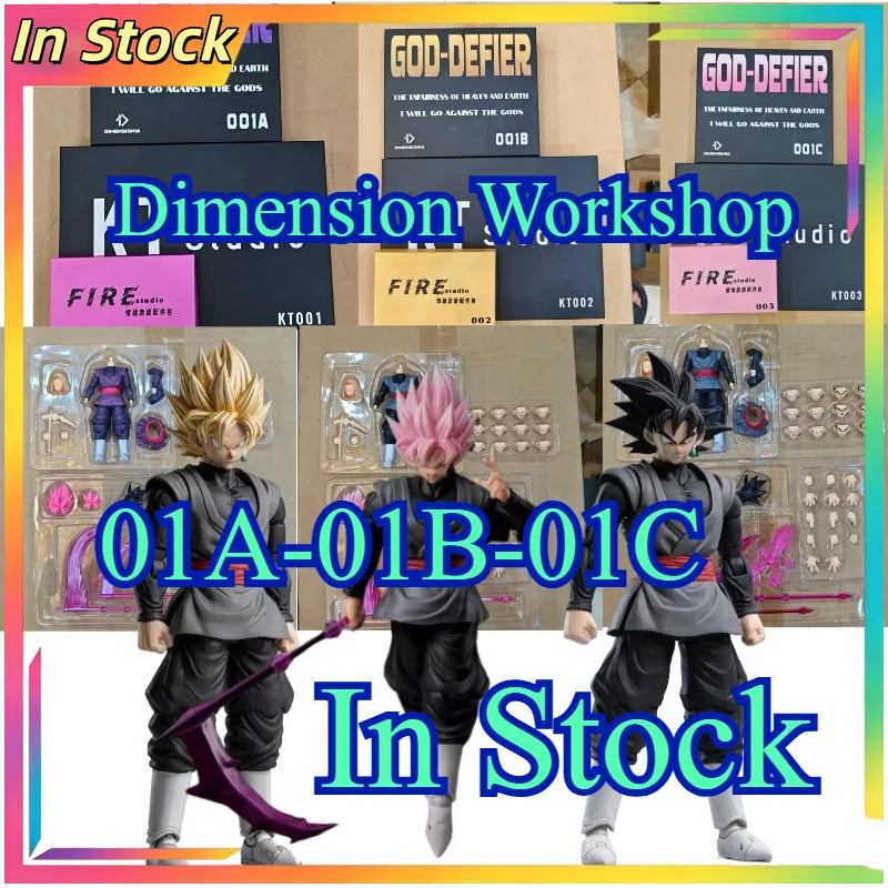 In Stock Dragon Ball Black Goku Fused Zamasu Goku Black Dimension Workshop DIMENSIONIA 01 God Rebeller Action Figures Toys
In Stock Dragon Ball Black Goku Fused Zamasu Goku Black Dimension Workshop DIMENSIONIA 01 God Rebeller Action Figures Toys