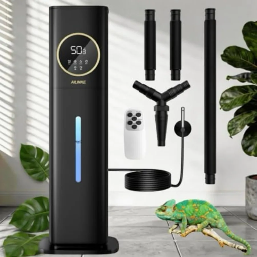 Humidifier for Plants Indoor, Reptile Fogger with Humidity Control - 2.1Gal/8L Cool Mist Humidifier in White with Adjustable Hu
Humidifier for Plants Indoor, Reptile Fogger with Humidity Control - 2.1Gal/8L Cool Mist Humidifier in White with Adjustable Hu