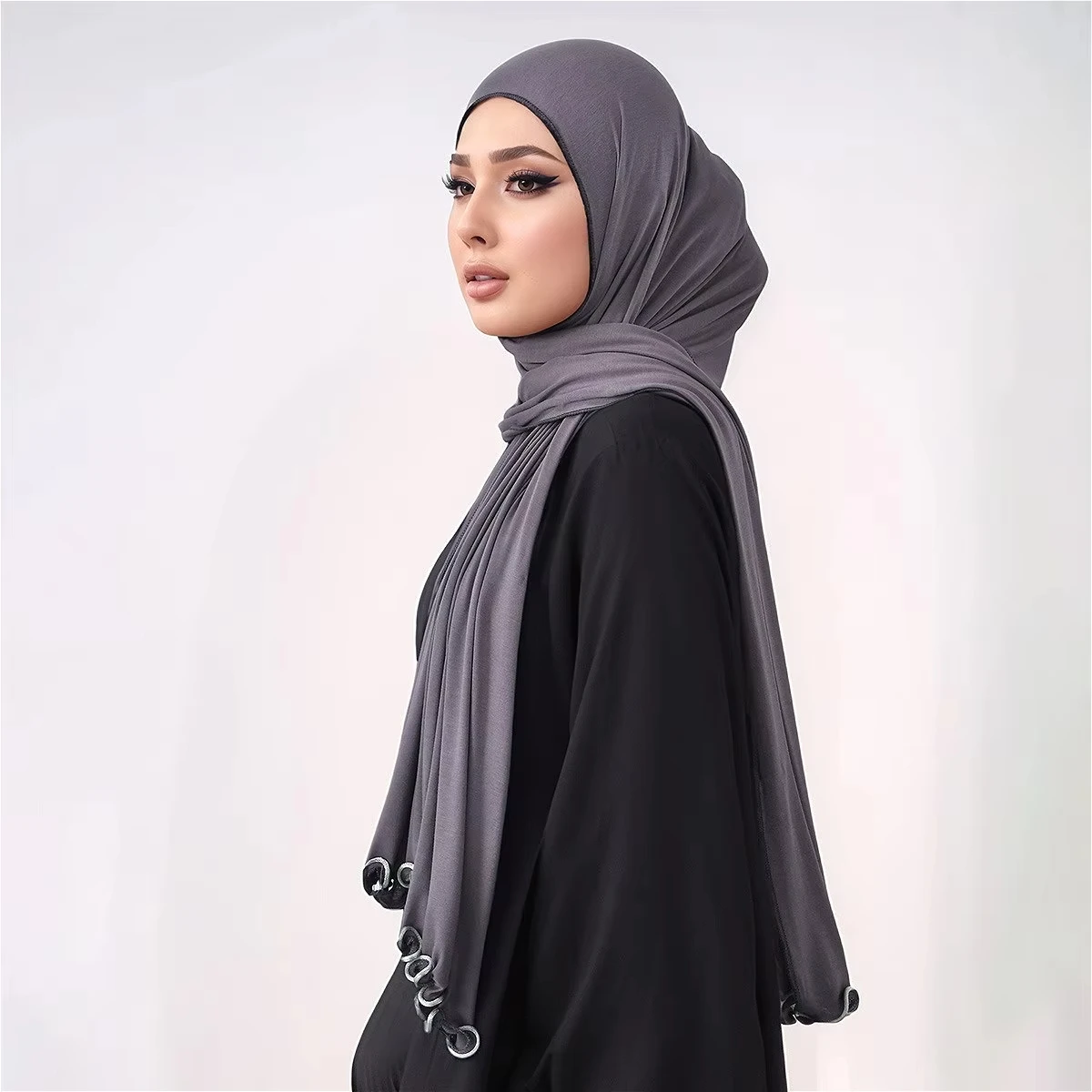 Wavy Edge Modal Cotton Jersey Hijab Scarf For Women Stretch Shawl Plain Muslim Headband Solid Islam Ramanda Turban Muffler
Wavy Edge Modal Cotton Jersey Hijab Scarf For Women Stretch Shawl Plain Muslim Headband Solid Islam Ramanda Turban Muffler