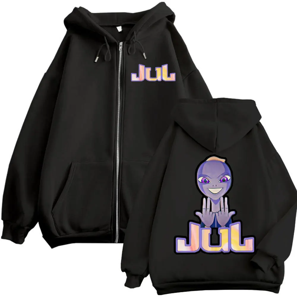 Hot Sale French Rapper Jul Cartoon Graphic Zipper Hoodies Harajuku Hip Hop Zip Up Sweatshirt Men Women Casual Fashion Pullovers
Hot Sale French Rapper Jul Cartoon Graphic Zipper Hoodies Harajuku Hip Hop Zip Up Sweatshirt Men Women Casual Fashion Pullovers