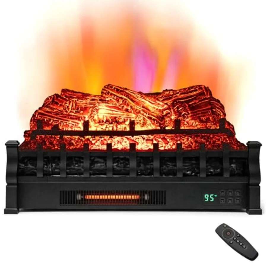 26inch Electric Fireplace Logs Heater with 1500W Infrared Quartz Heating Element Realistic Pinewood Ember Bed Adjustable Flame
26inch Electric Fireplace Logs Heater with 1500W Infrared Quartz Heating Element Realistic Pinewood Ember Bed Adjustable Flame