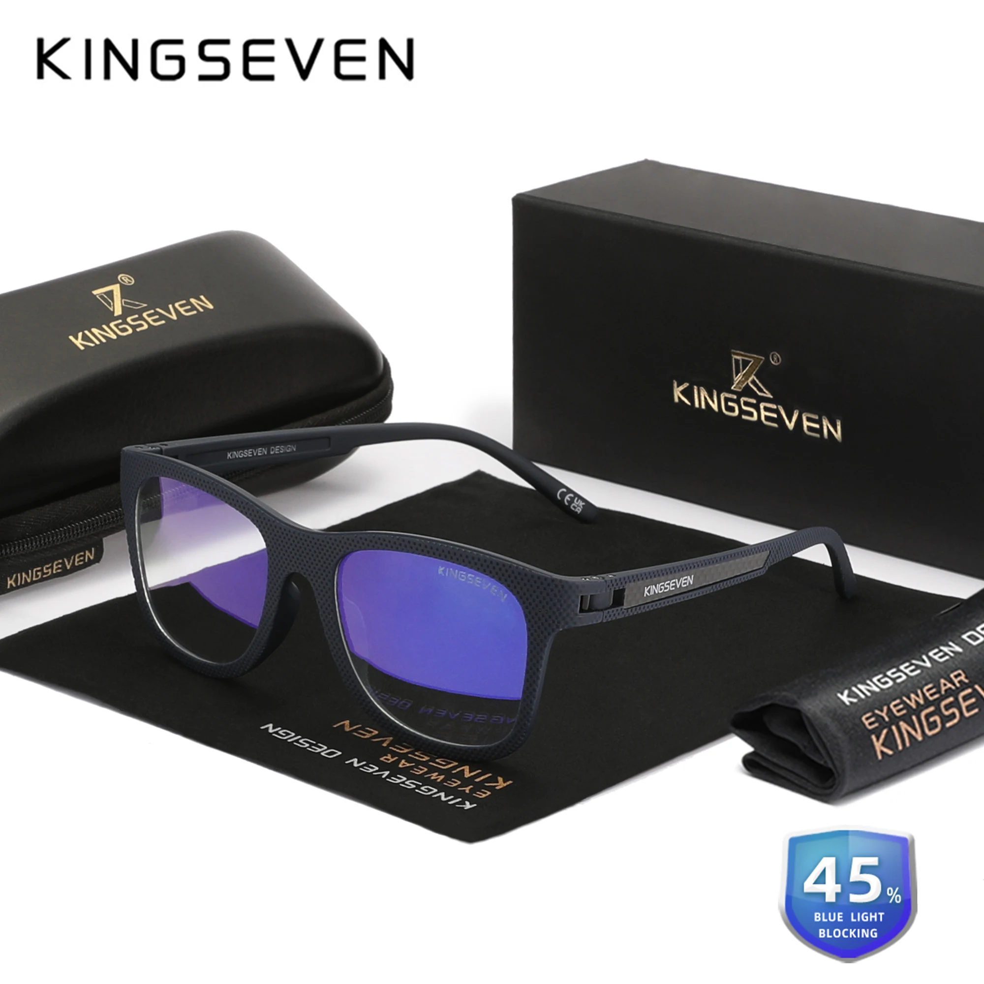 KINGSEVEN Fashion Anti-Blue Light Glasses Men/Women Computer Blue Ray Block Eyewear Work Students Eyeglasses Reading Glasses
KINGSEVEN Fashion Anti-Blue Light Glasses Men/Women Computer Blue Ray Block Eyewear Work Students Eyeglasses Reading Glasses
