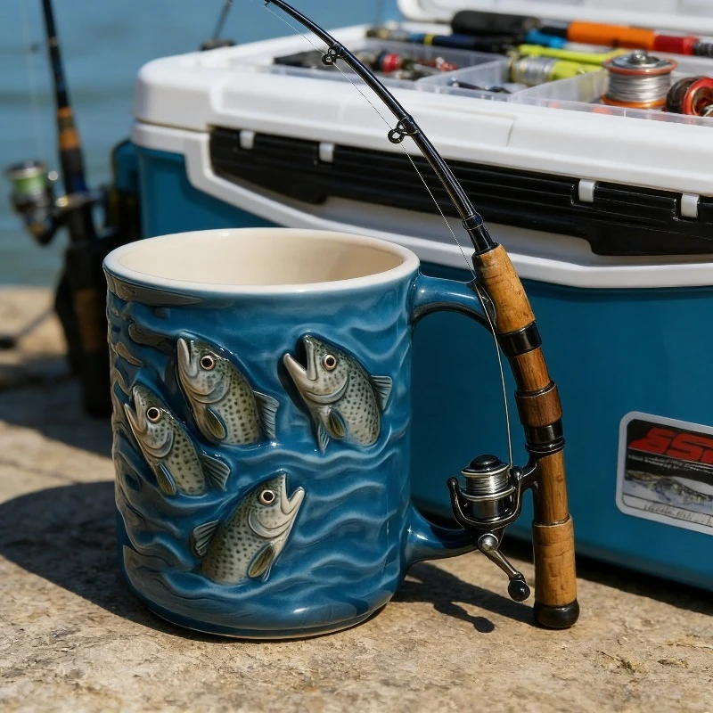 The new Fishing Mug is a creative mug designed for fishing enthusiasts
The new Fishing Mug is a creative mug designed for fishing enthusiasts