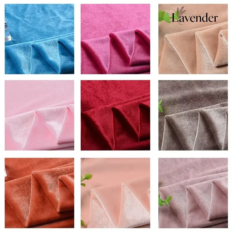 Many Colors Stock Korean Velvet Fabric Good Quality Knitted Velvet Fabric for Wedding Decoration and Casual Dress fabrics
Many Colors Stock Korean Velvet Fabric Good Quality Knitted Velvet Fabric for Wedding Decoration and Casual Dress fabrics