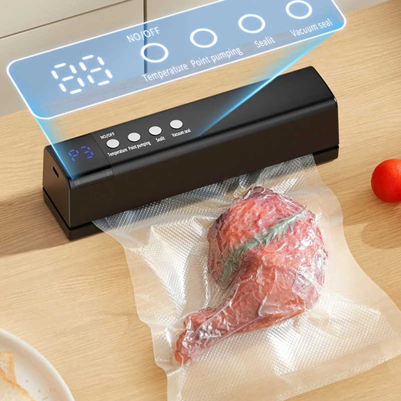 Multi functional automatic food vacuum sealing machine, USB charging wireless vacuum packaging machine, and can also inflate air
Multi functional automatic food vacuum sealing machine, USB charging wireless vacuum packaging machine, and can also inflate air
