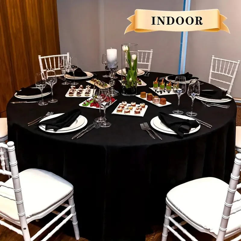 1pcs, 63in/71in/86.6in, Thickened round Tablecloth, Suitable for Hotel, Wedding Banquet, Home and Other Desktop Decoration
1pcs, 63in/71in/86.6in, Thickened round Tablecloth, Suitable for Hotel, Wedding Banquet, Home and Other Desktop Decoration