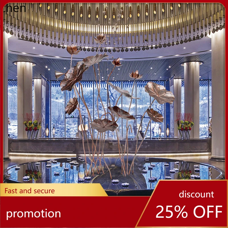 HXL Iron Lotus Leaf Metal Lotus Flower Floor Decoration Outdoor Pool Landscape Sculpture Creative Decoration
HXL Iron Lotus Leaf Metal Lotus Flower Floor Decoration Outdoor Pool Landscape Sculpture Creative Decoration