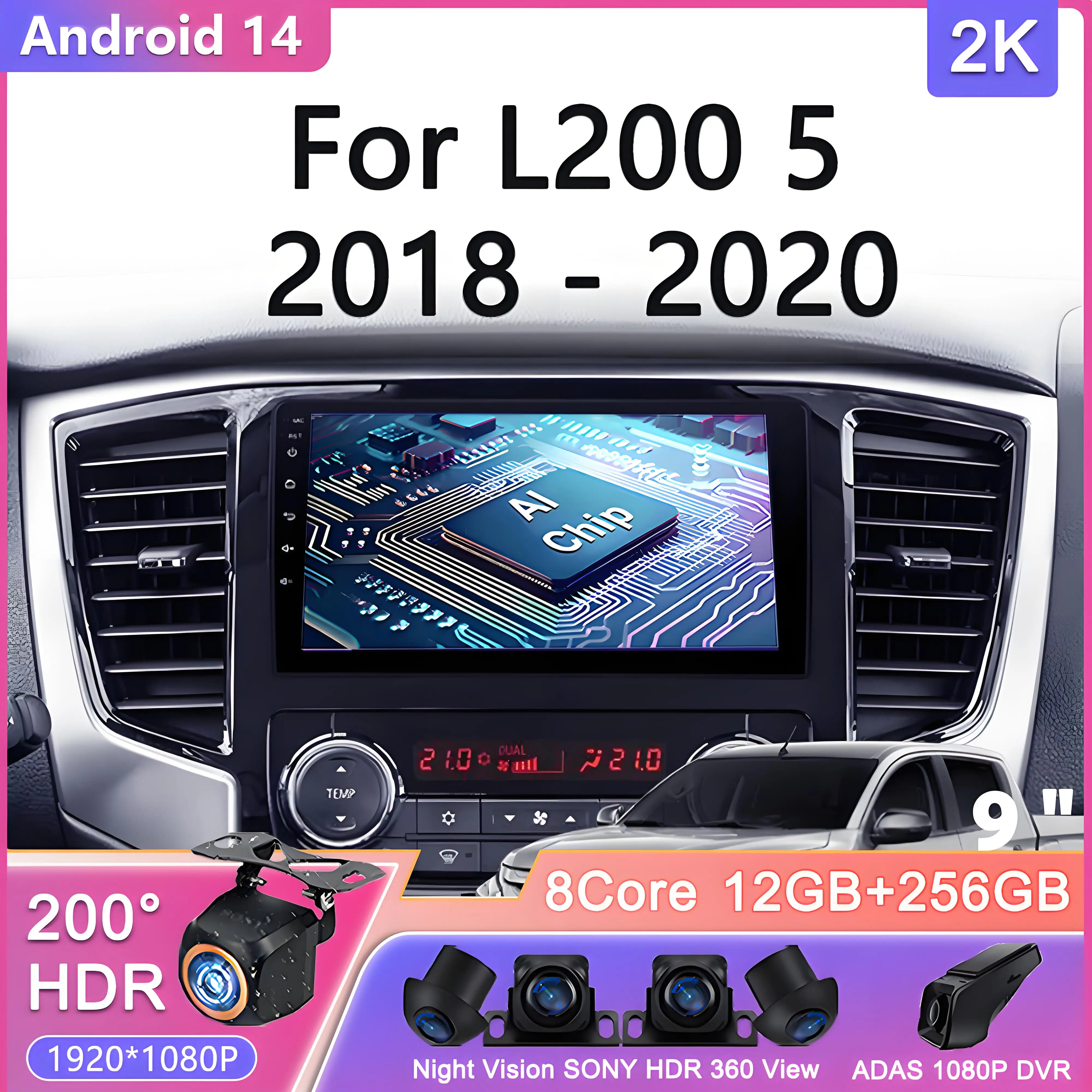 Android 14 For Mitsubishi L200 5 2018 - 2020 Car Radio Stereo Audio GPS Player Carplay Auto Screen Car Electronics Stereo Radio
Android 14 For Mitsubishi L200 5 2018 - 2020 Car Radio Stereo Audio GPS Player Carplay Auto Screen Car Electronics Stereo Radio