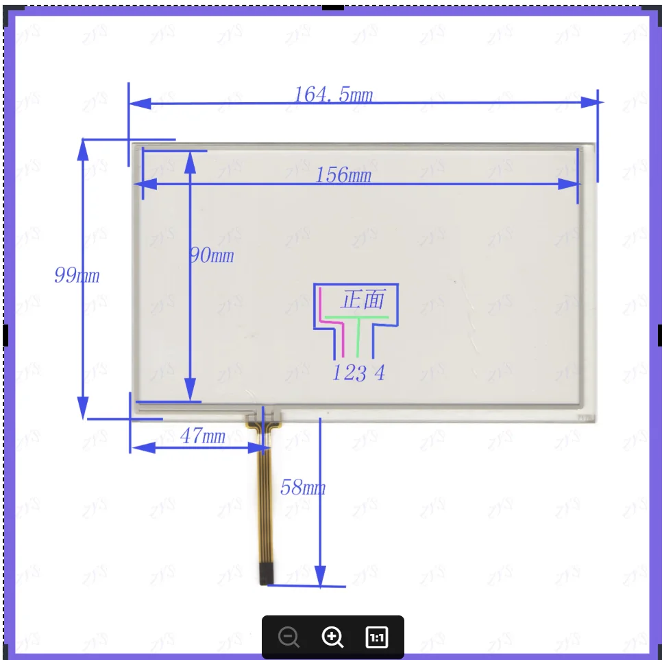 ZhiYuSun HR49616S Contact point up 7inch Touch sensor glass Resistance screen HR4 9616S
ZhiYuSun HR49616S Contact point up 7inch Touch sensor glass Resistance screen HR4 9616S