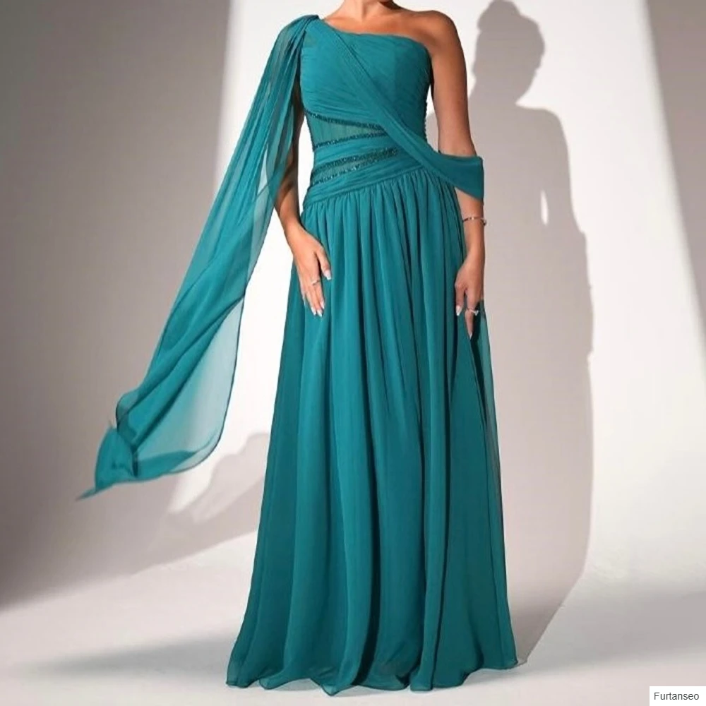 A-line Women's Evening Dresses Floor-length One-shoulder Sleeveless Prom Gown Fashion Sequined Stole Draped Customized Gowns
A-line Women's Evening Dresses Floor-length One-shoulder Sleeveless Prom Gown Fashion Sequined Stole Draped Customized Gowns