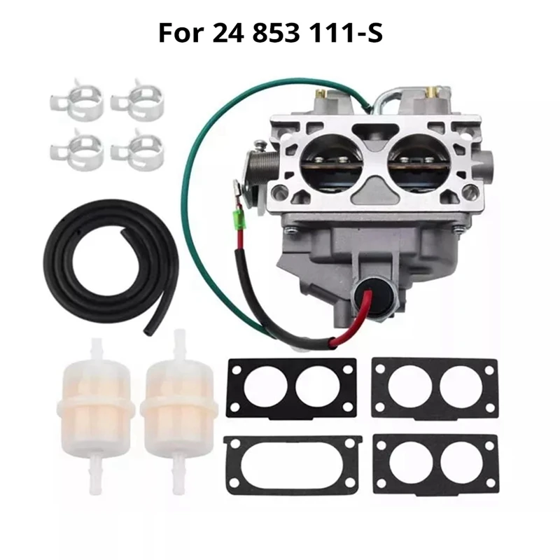 Новые комплекты карбюраторов для Kohler CV750, замена 24 853 111-S KH-24-853-111-S
Новые комплекты карбюраторов для Kohler CV750, замена 24 853 111-S KH-24-853-111-S
