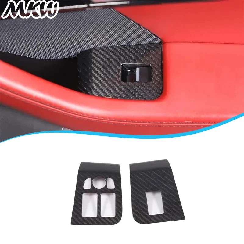 For Jaguar F-TYPE 2013-2025 Real Carbon Fiber Car Glass Lifting Buttons Frame Trim Decorative Sticker Car Interior Accessories
For Jaguar F-TYPE 2013-2025 Real Carbon Fiber Car Glass Lifting Buttons Frame Trim Decorative Sticker Car Interior Accessories