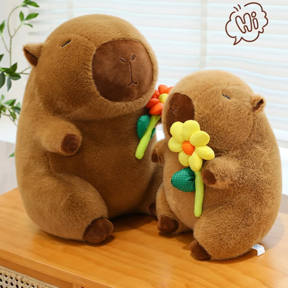 Kawaii пушистый цветок капибара плюшевая игрушка коричневая мягкая капибара плюшевая кукла животное милая капибара мягкая кукла Рождественский подарок
Kawaii пушистый цветок капибара плюшевая игрушка коричневая мягкая капибара плюшевая кукла животное милая капибара мягкая кукла Рождественский подарок