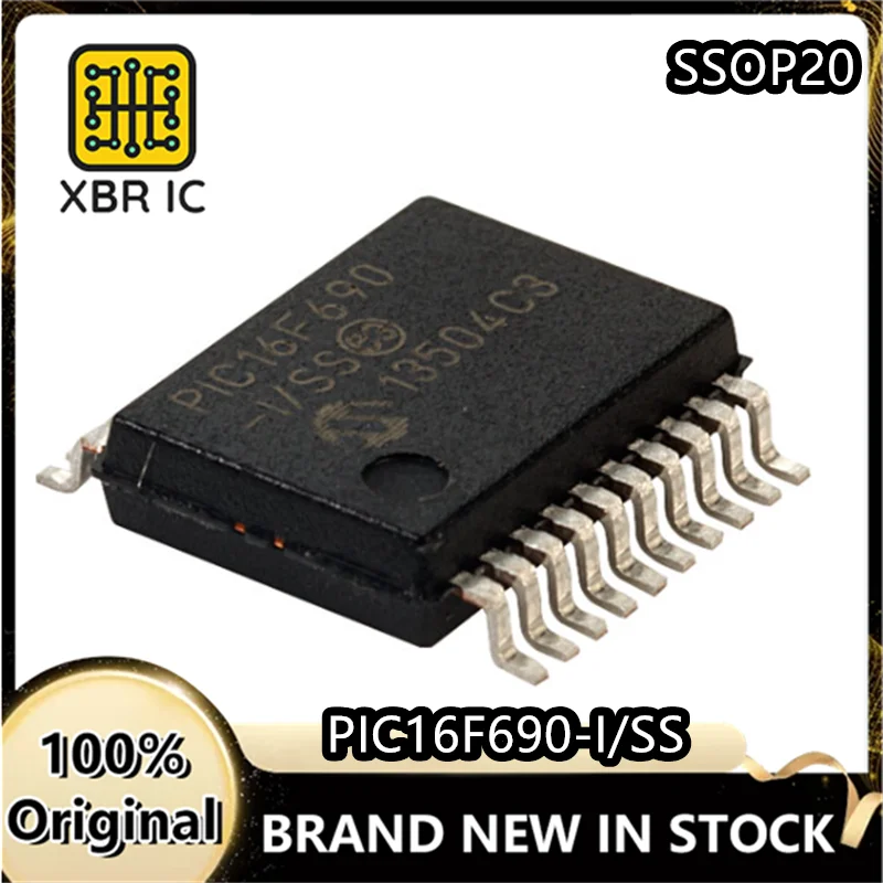 (10/30 pieces) PIC16F690-I/SS PIC16F690 package SSOP-20 8-bit microcontroller IC chip New original authentic spot fast delivery
(10/30 pieces) PIC16F690-I/SS PIC16F690 package SSOP-20 8-bit microcontroller IC chip New original authentic spot fast delivery
