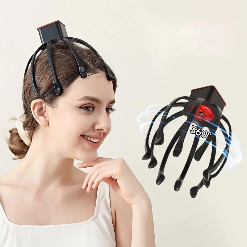 Electric Scalp Vibration Massager Octopus Automatic Multi Dimensional Head Massage Device For Sleep Relaxation Bedtime Unisex
Electric Scalp Vibration Massager Octopus Automatic Multi Dimensional Head Massage Device For Sleep Relaxation Bedtime Unisex