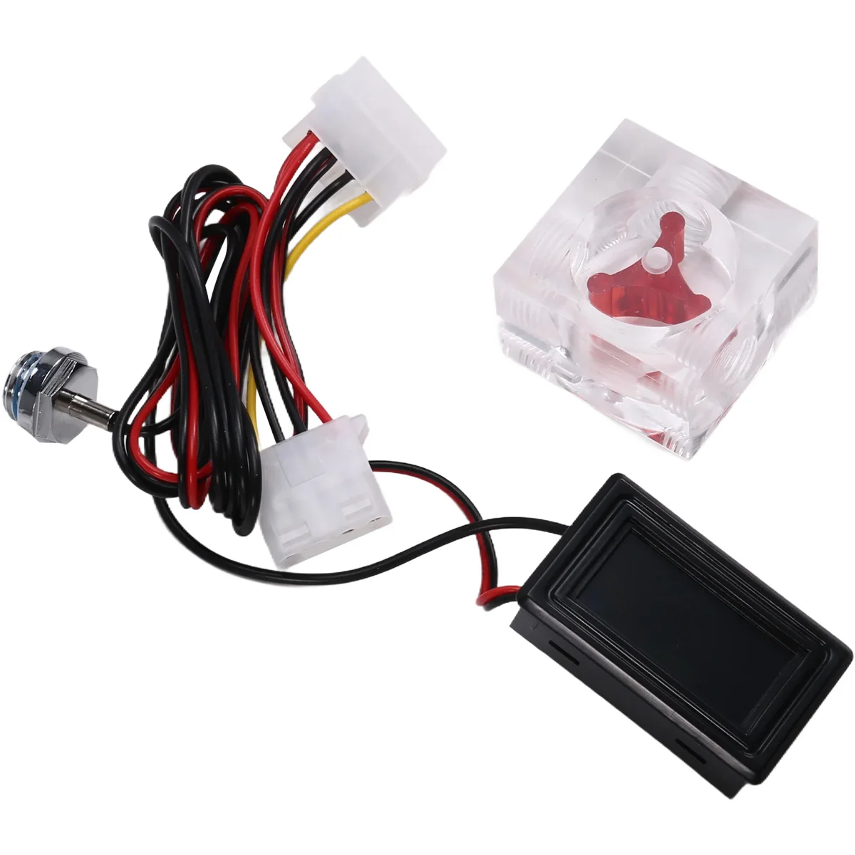 The New Three Way Flow Meter LED Thermometer for Water Cooling Liquid Cooler Computer Radiator Supplies Temperature Meter
The New Three Way Flow Meter LED Thermometer for Water Cooling Liquid Cooler Computer Radiator Supplies Temperature Meter