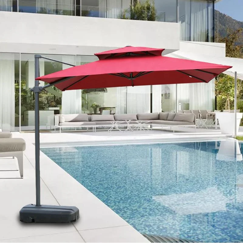 Promotion Outdoor Single Top Round Roman Umbrella Aluminum Frame and Support Sun Umbrella with Base
Promotion Outdoor Single Top Round Roman Umbrella Aluminum Frame and Support Sun Umbrella with Base
