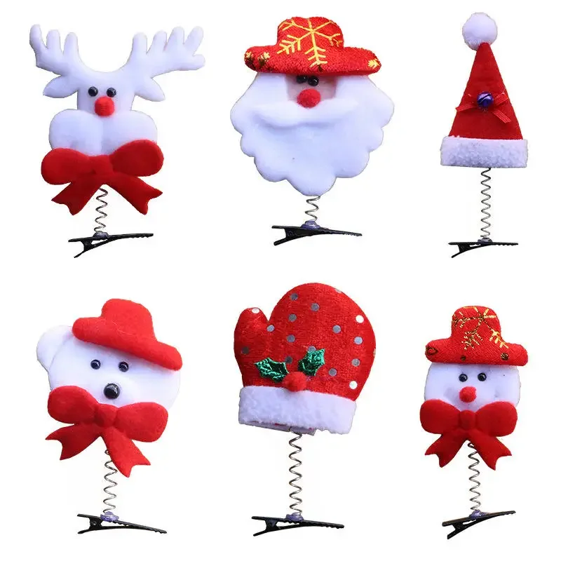 *Custom Christmas Headwear Hairpin Cute Christmas Santa Snowman Hair Clip Hair Accessories
*Custom Christmas Headwear Hairpin Cute Christmas Santa Snowman Hair Clip Hair Accessories