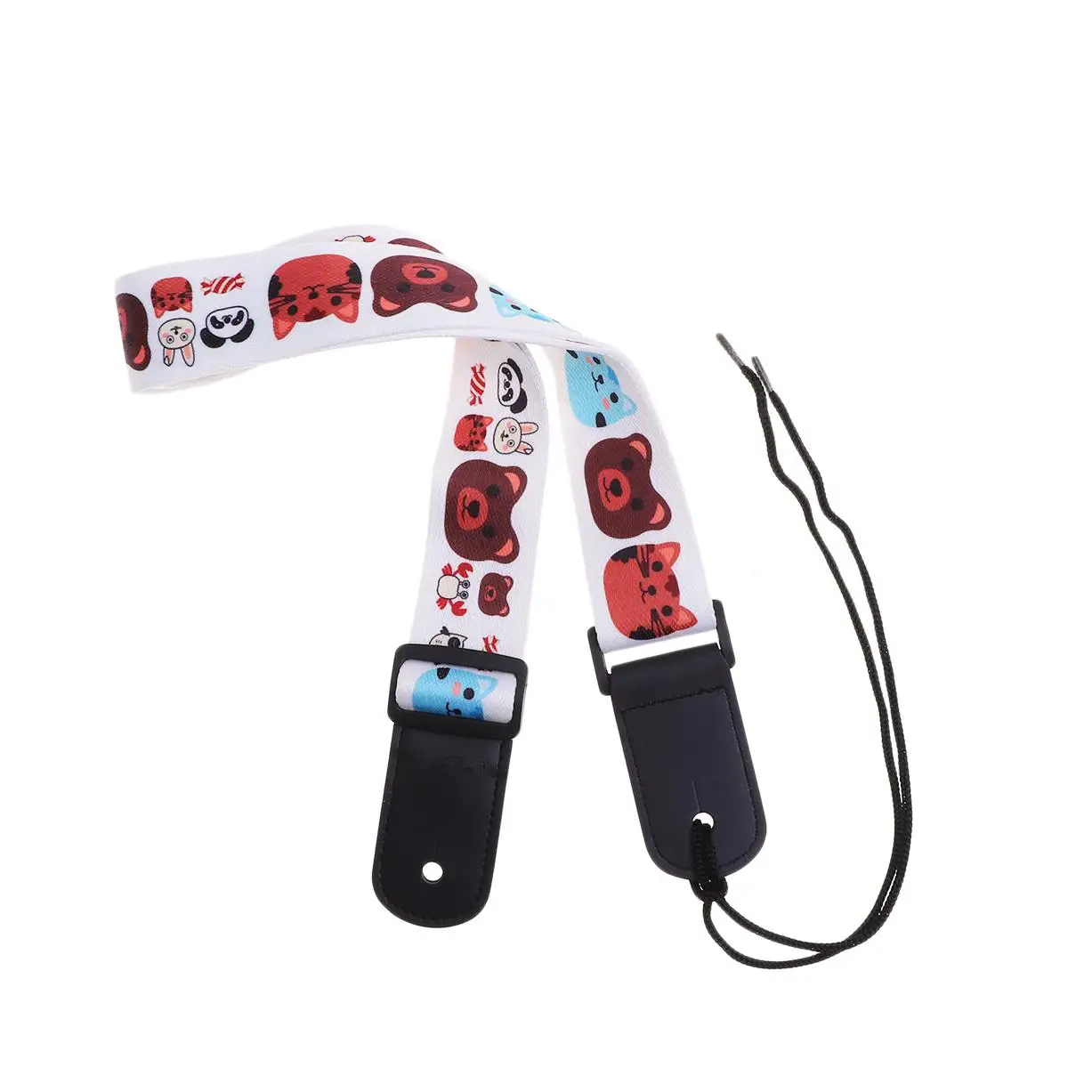Cartoon Bear Guitar Shoulder Strap Comfortable Polyamide PU Ends Strap Adjustable Adorable Animals Ukulele Strap
Cartoon Bear Guitar Shoulder Strap Comfortable Polyamide PU Ends Strap Adjustable Adorable Animals Ukulele Strap