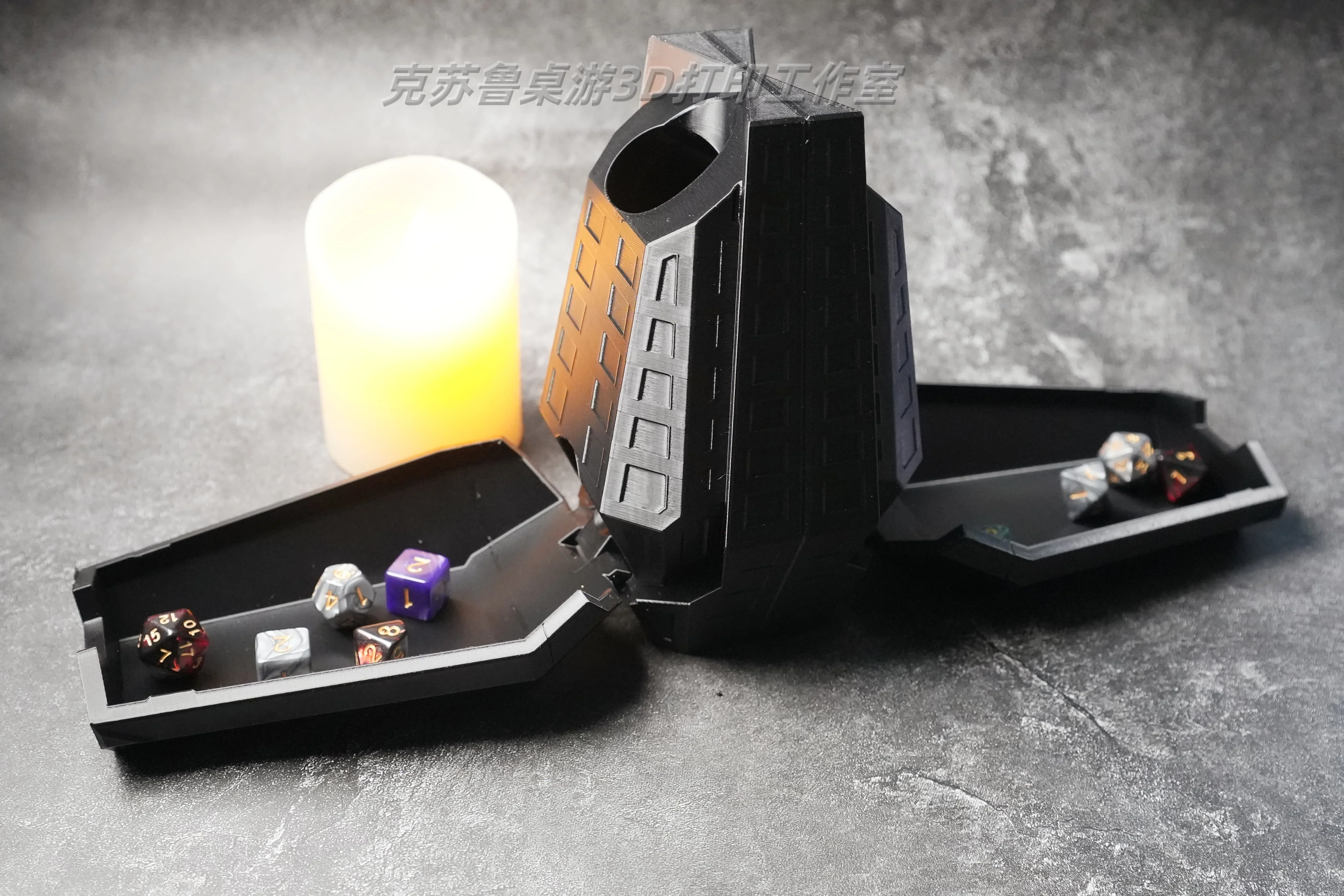 Dice Tower Boulder 3 sided Folding dice Tower coc dnd board game tool
Dice Tower Boulder 3 sided Folding dice Tower coc dnd board game tool