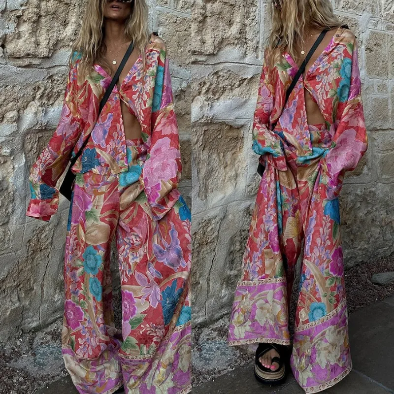 Two Piece Sets Womens Outifits Europe and America The Spring and Autumn Annals New Pattern Printing Leisure Time Fashion
Two Piece Sets Womens Outifits Europe and America The Spring and Autumn Annals New Pattern Printing Leisure Time Fashion