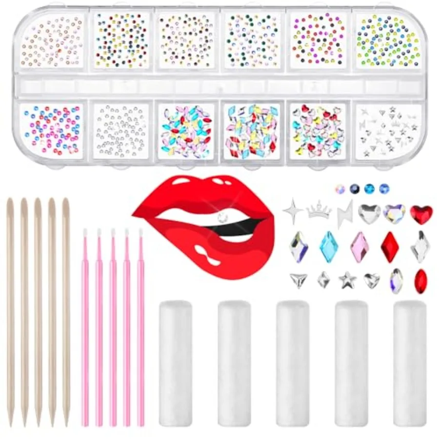 377 Pieces Tooth Gem Kit for Women DIY Fashionable Tooth Jewelry Kit Artificial Crystal Reflective Teeth Gems Starter Set Gift
377 Pieces Tooth Gem Kit for Women DIY Fashionable Tooth Jewelry Kit Artificial Crystal Reflective Teeth Gems Starter Set Gift