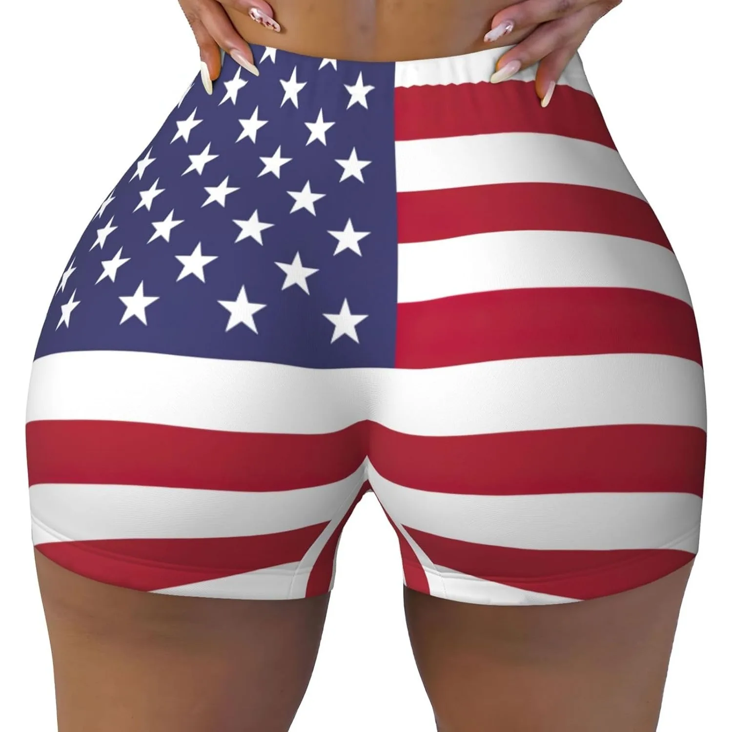 American Flag Print Workout Casual Shorts High Waist Yoga Athletic Shorts Volleyball Spandex Shorts Women Outfits
American Flag Print Workout Casual Shorts High Waist Yoga Athletic Shorts Volleyball Spandex Shorts Women Outfits