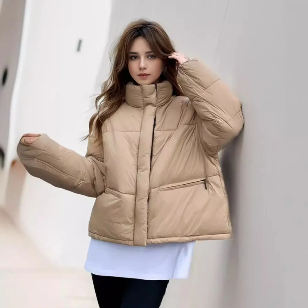 Women's Cotton-Padded Jacket Short down Bread Suit Vertical Collar Autumn Winter Outerwear Korean Style Small Fit
Women's Cotton-Padded Jacket Short down Bread Suit Vertical Collar Autumn Winter Outerwear Korean Style Small Fit