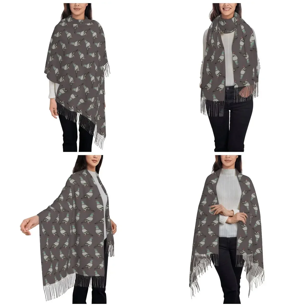Pigeon Walk 2020, серый шарф, шарфы с кисточками для женщин, мягкие теплые шали и накидки, большая осенне-зимняя шаль
Pigeon Walk 2020, серый шарф, шарфы с кисточками для женщин, мягкие теплые шали и накидки, большая осенне-зимняя шаль
