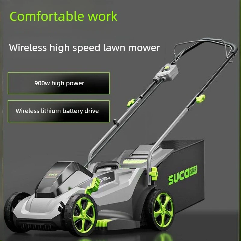 Cordless Lithium Battery Powered Hand Push Electric Lawn Mower Automatic Home Garden Grass Trimmer Weeding Cutting Tool
Cordless Lithium Battery Powered Hand Push Electric Lawn Mower Automatic Home Garden Grass Trimmer Weeding Cutting Tool