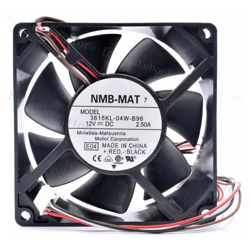 A+ 3615KL-04W-B96 9cm 9038 DC12V 2.50A server chassis large air volume cooling fan
A+ 3615KL-04W-B96 9cm 9038 DC12V 2.50A server chassis large air volume cooling fan