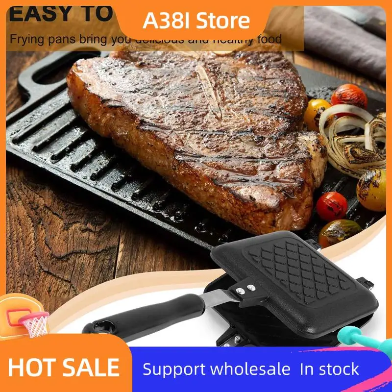 A38I Grilled Sandwich Panini Maker,Bread Toast Breakfast Machine,Hot Sandwich Pan,Nonstick Aluminum Flip Pan,Kitchen Tool
A38I Grilled Sandwich Panini Maker,Bread Toast Breakfast Machine,Hot Sandwich Pan,Nonstick Aluminum Flip Pan,Kitchen Tool