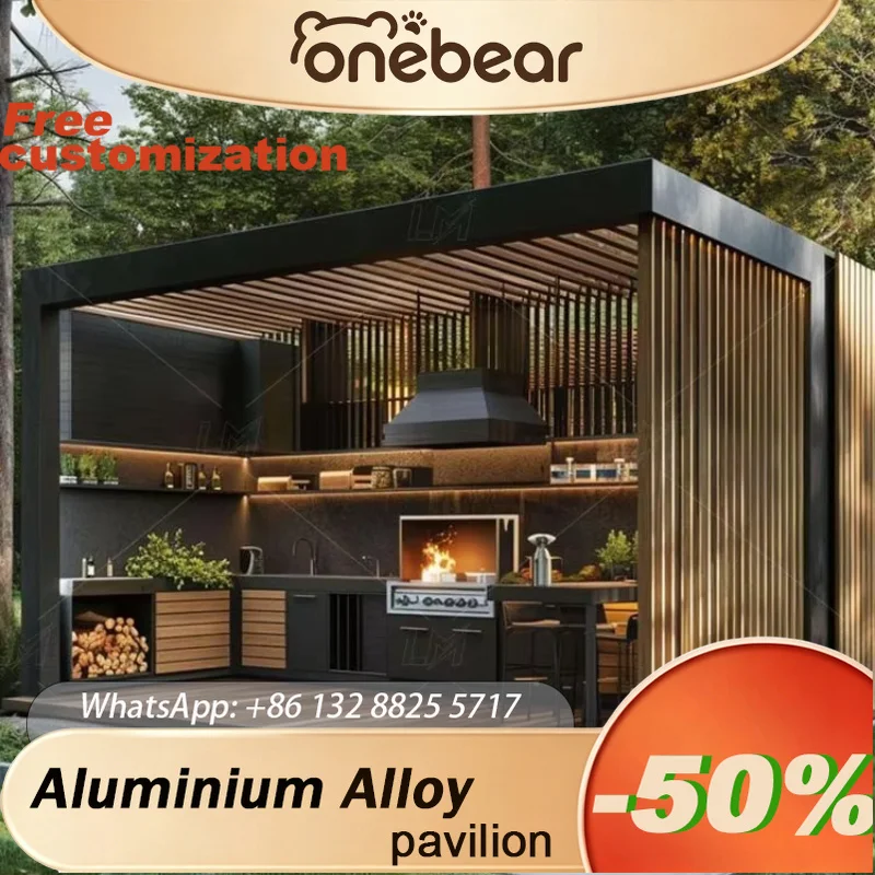 Any Size Custom Villa Garden Electric Waterproof Aluminum Pergola Multi Purpose Canopy Designed With Enclosed Sliding Glass Door
Any Size Custom Villa Garden Electric Waterproof Aluminum Pergola Multi Purpose Canopy Designed With Enclosed Sliding Glass Door