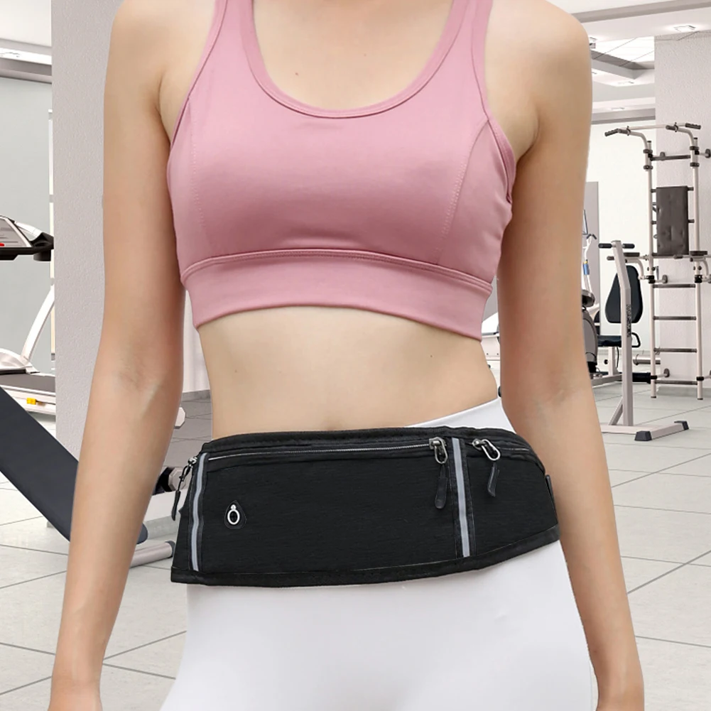 Running Belt Phone Holder Belt Fanny Pack Waist Pack for Running Cycling (Black)
Running Belt Phone Holder Belt Fanny Pack Waist Pack for Running Cycling (Black)