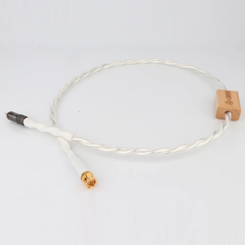 Nordost Odin Silver Plated Digital Coaxial Audio Cable With Gold Plated RCA To BNC Connectors Plug
Nordost Odin Silver Plated Digital Coaxial Audio Cable With Gold Plated RCA To BNC Connectors Plug