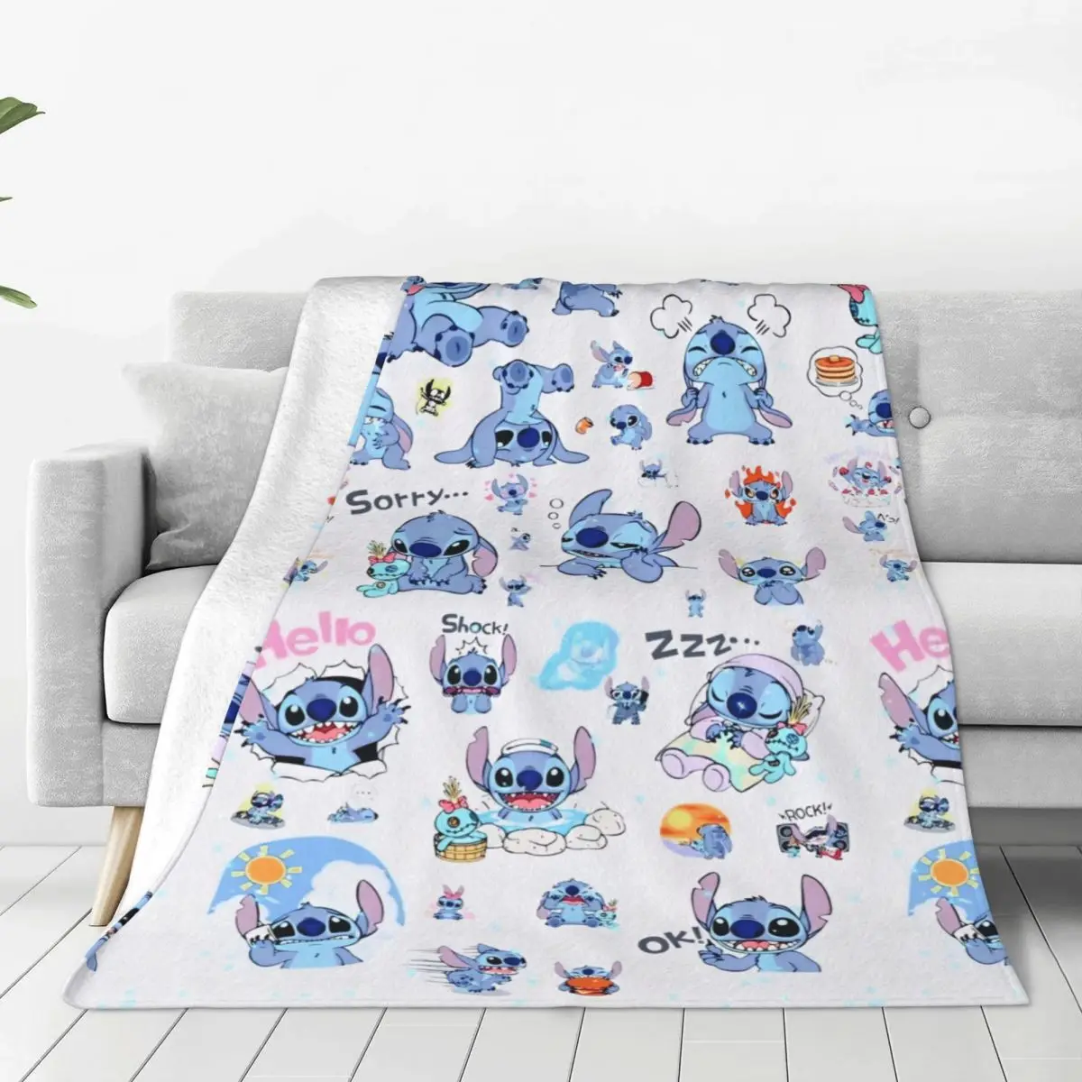 Warm Soft BlanketChild Picnic Stitch Throw Blanket Cartoon Kawaii Flannel Bedspread For Couch BedGraphic Sofa Bed Cover
Warm Soft BlanketChild Picnic Stitch Throw Blanket Cartoon Kawaii Flannel Bedspread For Couch BedGraphic Sofa Bed Cover